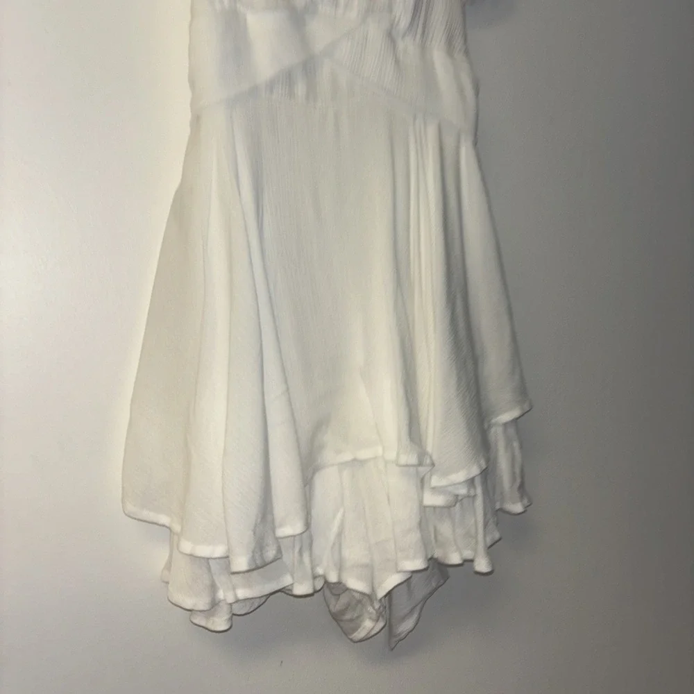 Womens White Women's Dress Sz S Cottagecore Peasant Fairycore Romper Shorts